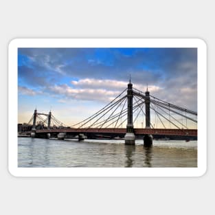 Albert Bridge River Thames London Sticker